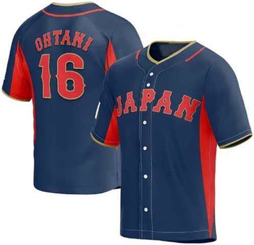 Baseball Jersey Shohei Ohtani #16 Japan おおたに しょうへい Classic Men's