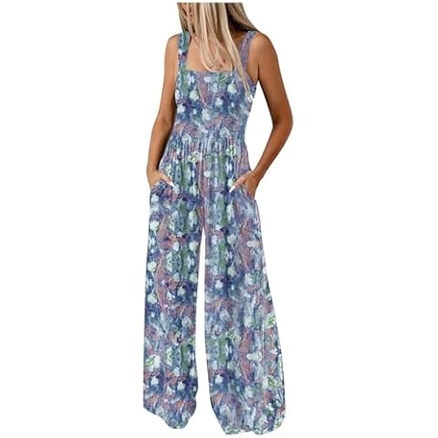LUSHAasd Casual Wide Leg Dungarees Cover