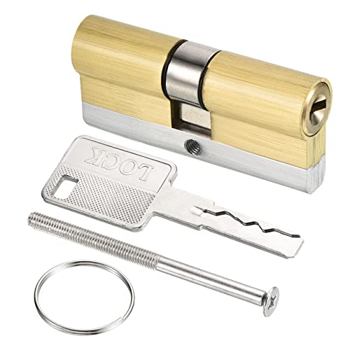 Cerradura de cilindro de puerta 70 mm con 8 llaves para aluminio 2