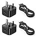 25W USB C Charger for Samsung 2 Pack Super Fast Charging with 2M USB C Cable Compatible for Samsung Galaxy S25/S24S23/S22 Ultra/FE 5G, Z Flip 3/Z Fold 3, Note 20/10 Series (UK Wall Plug)​