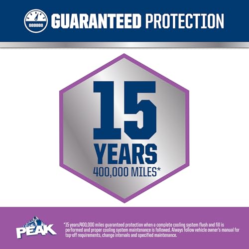 PEAK OET Extended Life Violet 50/50 Prediluted Antifreeze/Coolant for European Vehicles, 1 Gal. - Image 5