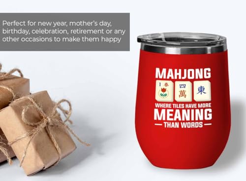 Mahjong Red Edition Vaso Térmico 12oz miniatura 6