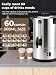 Imagen de Cafetera Industrial 6L 60 Tazas