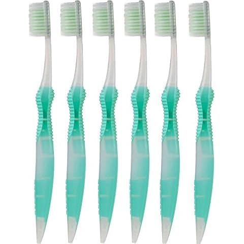 Sofresh Flossing Toothbrush - Adult Size | Your Choice of Color | (6, Teal) Cover