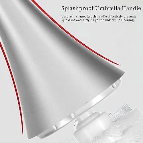 Conjunto de escova e suporte para vaso sanitário, kit combinado de escova de tigela de limpeza para