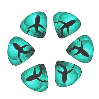 Médiator de guitare en forme de requin – 12 médiators tendance et durables – Dans une boîte pour ukulélé guitare électrique basse - Les Beatles, Paul McCartney, John Lennon, RIngo Starr, George Harrison Médiator de guitare en forme de requin - 12 médiators tendance et durables - Dans une boîte pour ukulélé guitare électrique basse – Image 2