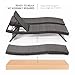 Nestl Chaise Lounge Chair Outdoor Set of 2, Wicker Patio Lounge Chair, Outdoor Lounge Chair with Reclining Backrest