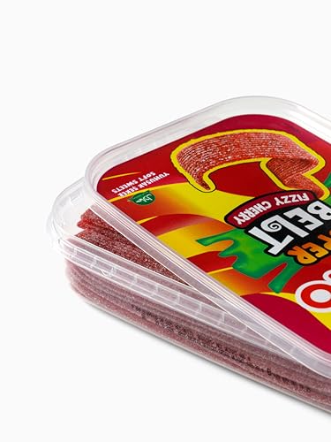 Bebeto Super Belt Cherry, Vegan Sour Candy Belts, 14 oz (400g) - image 8