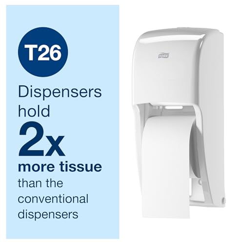 Tork High-Capacity Toilet Paper Roll White T26, Advanced, 2-Ply - Image 4