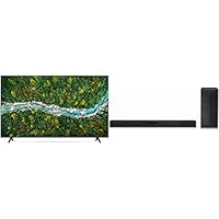 LG 65UP77009LB 164 cm (65 Zoll) UHD Fernseher (4K, 60 Hz, Smart TV) [Modelljahr 2021] &amp; DSN4 2.1-Soundsystem mit 300 Watt, DTS Virtual:X, Mit HDMI und ARC