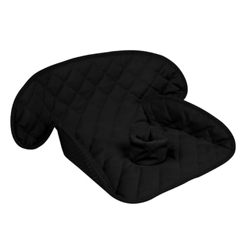 MOOB Waterproof Car Seat Protector - Potty Training Liner for Baby & Toddler, Machine Washable Piddle Pad with Anti-Slip Backing, Universal Fit for Infant Car Seat & Stroller (Black)