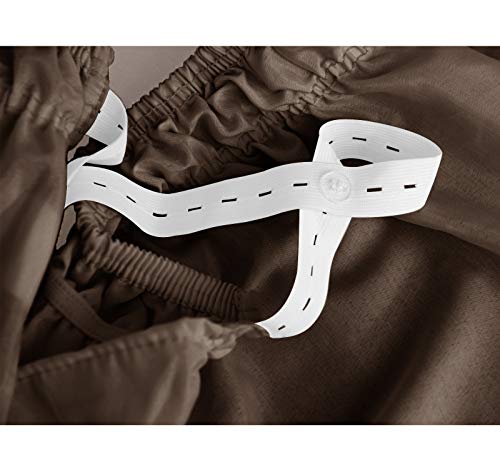 Obytex Wrap Around Bed Skirts, Cotton Bedskirt Elastic Dust Ruffle Silky Soft & Wrinkle Free Classic Stylish Look In Your Bedroom #TOP4