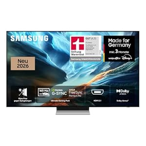 Samsung OLED S90H 4K 65 Zoll (163 cm), UHD Fernseher, Smart AI TV | Antireflexion Glare Free, OLED HDR+, Ultimate Gaming Pack (NVIDIA G-SYNC & AMD FreeSync Pro) 165Hz, HDMI 2.1, Dolby Atmos
