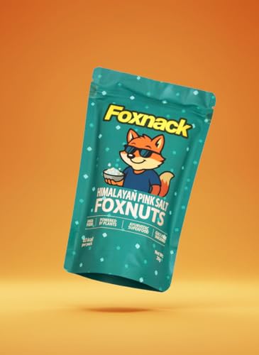 Foxnack Himalayan Pink Salt Roasted Foxnuts (3x20g) | Makhana Popped Lotus Seeds | High Fibre Superfood | Vegan | Healthy Crunchy Snack - Image 7