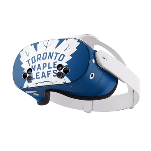 Head Case Designs Officially Licensed NHL Oversized Toronto Maple Leafs Vinyl Sticker Skin Decal Cover Compatible with Meta Quest 3S