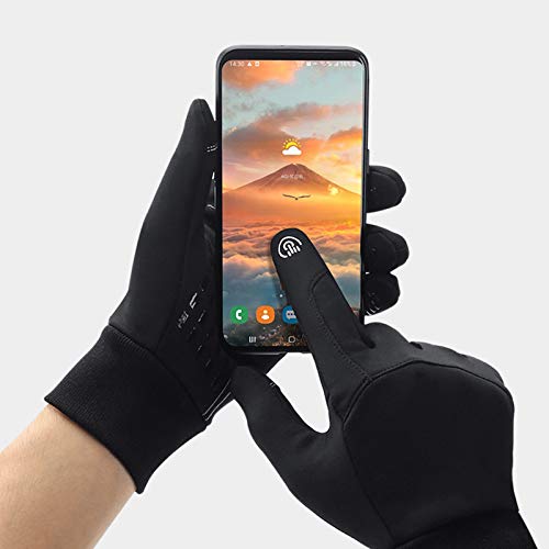 Fancyes Luvas de Ciclismo Térmico Luvas Antiderrapantes de Esportes de Inverno para Caminhada à Prov