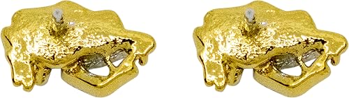 Image of Set of 2 Brooch Lapel Pins With Rhinestones