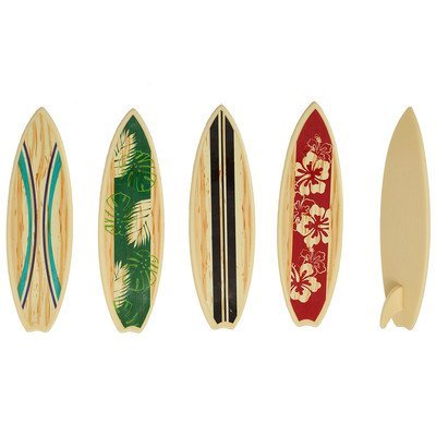 Surfboard Cake Decorations Or Cupcake Toppers - 24 Pcs #TOP1