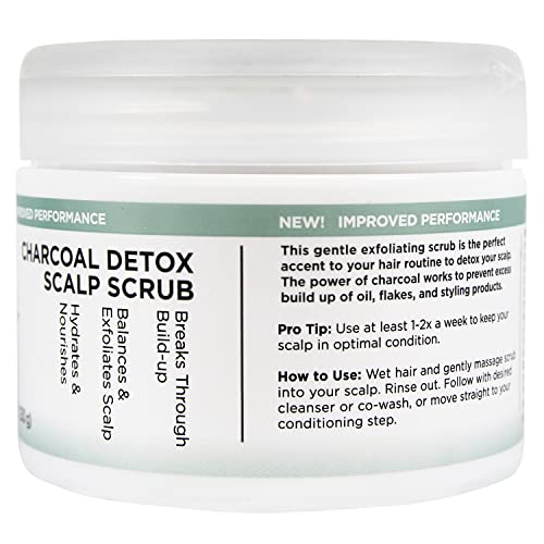 Unwash Charcoal Detox Scalp Scrub Shampoo: Gently Exfoliates, Removes Build-Up And Soothes Itchy Scalp With Tea Tree Oil + Peppermint #TOP7