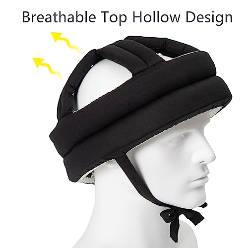 Breathable Safety Protective Hat for Elderly Youth,Anti Fall Head Elderly Helmet,Head Protector for Adults Fall,Soft Helmet for Epilepsy Seizures Prevent Head Injuries,for Home Outdoor by Cepairng - Image 4