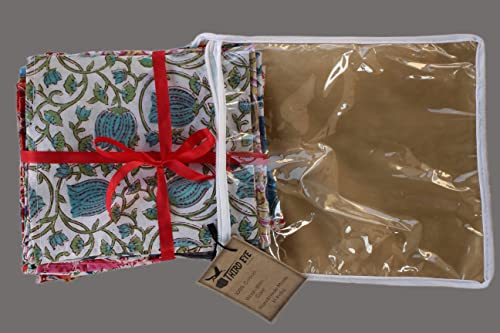 Third Eye Export NAP-1 Premium Cotton Cloth Napkins Set Of 6- Reusable Dinner Napkins Cloth Washable thumb #7