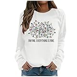 Sumeiwilly Hoodie Damen Oversize Mit Kapuze mit Taschen Strickpullover Kapuzenpullover Damen Kordelzug Übergangsmantel Lose Winter Pulli Hoodie Sweater Verdickung Sweatshirt Casual Langarm Übergröße