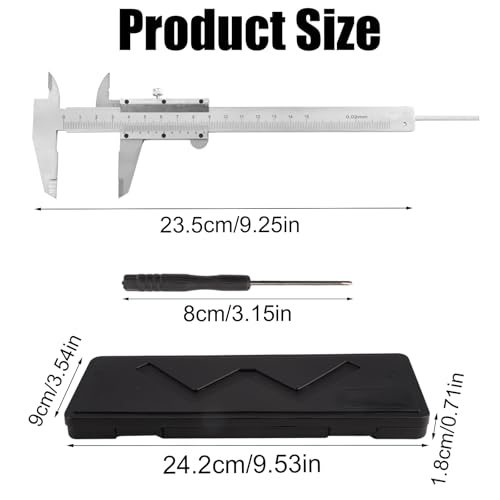 Miniatura 2 de Pie De Rey 0-150mm 0-6in, Precisión 0.02mm 0.001in, Pie De Rey Analogico