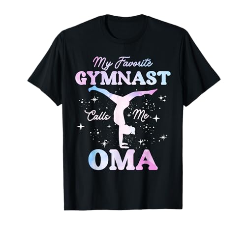My Favorite Gymnast Calls Me Oma Gymnastics Grandma T-Shirt