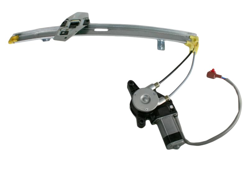 Image of TRQ Rear Left Power Window Regulator & Motor Assembly Drivers Side Compatible with 1990-1993 Honda Accord