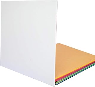 XLNT Cast Plexiglass Sheet (Opaque White, 1 Piece, 12 x 12 Inch, 0.118" Thick), Acrylic Sheet for Signs, DIY Projects.