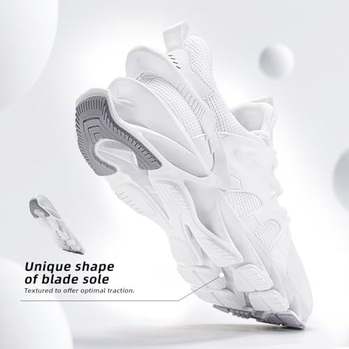 Men's Trail Runners Fashion Sneakers Breathable Mesh Running Shoes Blade Non Slip Casual Athletic Walking Shoes4