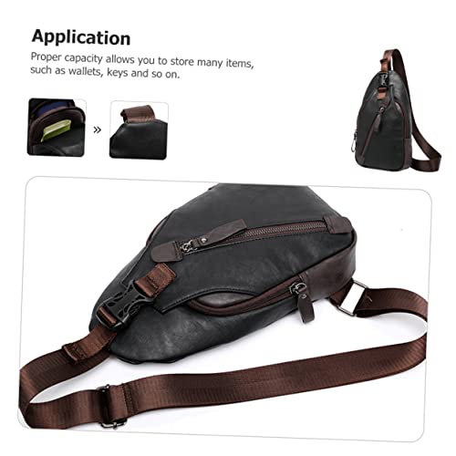 Bolso de pecho cruzado y ligero para hombre GALPADA resistente 3