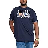 D555 Camiseta de cuello redondo estampada Pickemham Ultimate Line Up adecuada para todo tipo de clima