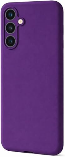 Silicone Case compatible with Samsung Galaxy A37 Slim Soft Protective Cover (Purple)