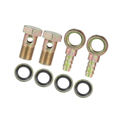 Adaptador de ajuste de línea de freno M16 x 1.5 con arandelas para reparar pérdidas en moto