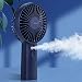 Handheld Misting Mini Fan, 4000 mAh Battery Operated or USB Powered Portable Fan with Cooling Humidifier, 4-15 Hours Battery Life, Water Spray Fan, 3 Setting,Quiet Air Conditioner for Travel and Women