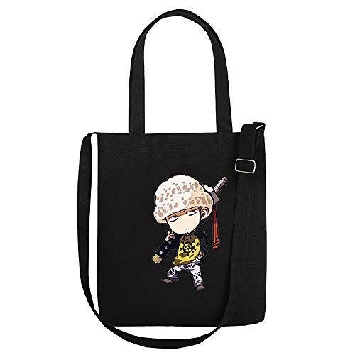 NUANDI Impression D'Anime One Piece Sac Courses Pliable Réutilisables Sac à Provisions De Supermarché Durable Léger Lavable- Pour Shopping, Épicerie, Voyage, Etc Cover