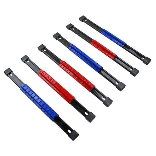 B&Q -  Tools 6 Piece 1/4"3/8"1/2" Drive Socket Storage Rails 86 Clips 3461