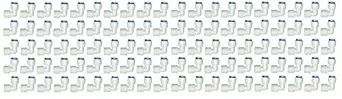 KRPLUS Plastic 1/2 Inch Male Thread To 3/8 Inch Tube OD Quick Connect Water Purifiers Tube Fittings Push in to Connector Filter Tubing Hose Pipe Joint for RO Reverse Osmosis System White (Pack Of 100)