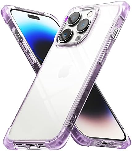 Ringke Fusion Bumper Case Compatible with iPhone 14 Pro Max 6.7-Inch Case, Square Shaped Advanced Edge Bumper Shockproof Drop Protection - Clear