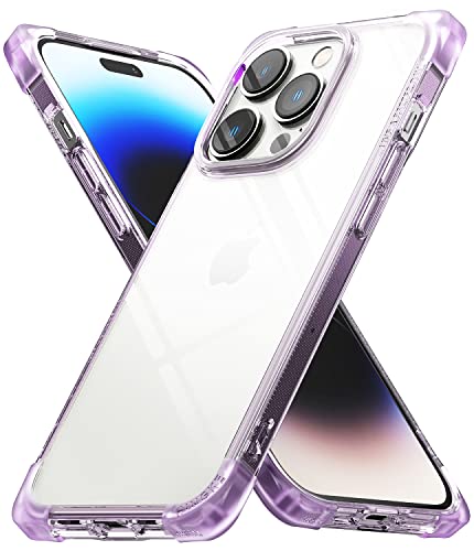 Ringke Fusion Bumper Compatible with iPhone 14 Pro Case Cover Transparent Hard Back Soft Flexible TPU Frame Bumper Scratch Resistant iPhone 14 Pro Bac...