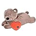 Tuozhan Jouet pour Chiot avec Battement de Coeur Chien calmant entraînement comportemental Jouet Animal endormi en Peluche Copain pour Le soulagement de l'anxiété de séparation