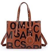 Eslcorri Women Top-Handle Tote Bag Small Lady Satchel Handbags PU Leather Shoulder Hobo Purse Tre...