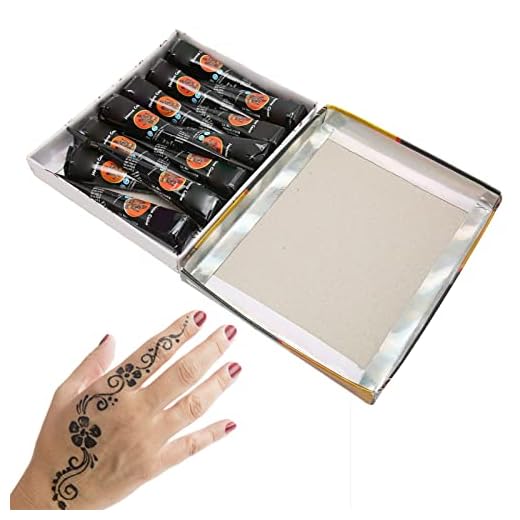 Kit de Crema de Tatuaje Temporal de 12 Uds., Cono de Pasta de Tatuaje Temporal Resistente Al Agua para Colorear Rápidamente, Pintura de Arte DIY para el Cuerpo de la India para