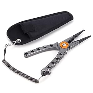 Haakverwijderaar, kunstaastang Aluminiumlegering Betrouwbaar voor vissen(grijs)