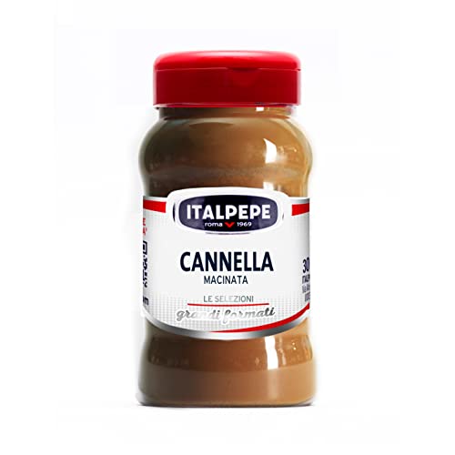 Italpepe, Cannella Macinata, Ideale da Utilizzare per la Creazione di Dolci come Strudel, Biscotti e Torte, Ottima per Esaltare i Piatti a Base di Carne, Confezione 220 gr