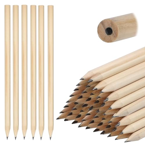 Crayons pour enfants en bois rond 17,7 cm lot économique pour ne plus manquer de mine