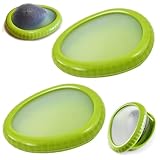 MUYAPAY 2 St&uuml;ck Avocado Aufbewahrung, Wiederverwendbare Avocado Dose Silikon Frischhaltebeh&auml;lter, Antioxidans Lebensmittelbeh&auml;lter f&uuml;r Avocados und Obst Zum Frischhalten von Lebensmitteln (Gr&uuml;n)