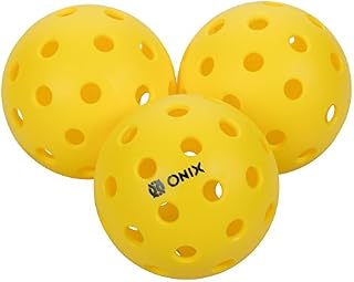 Onix Pure 2 Outdoor Pickleball Balls Weighted Heavier for Extreme Outdoor Conditions