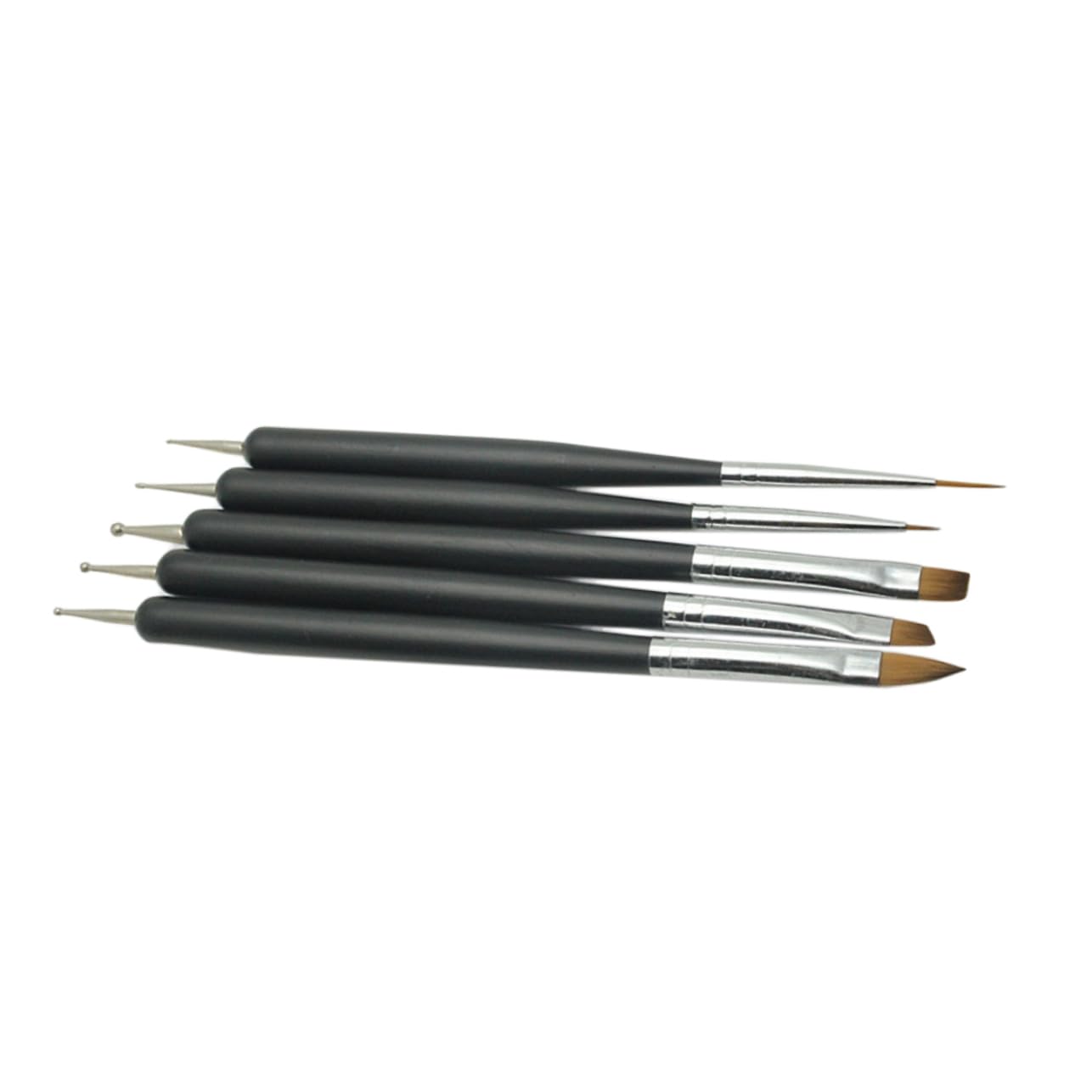 Healeved 15pezzi Penne Per Nail Art Con Punta Doppia Pennelli Per Manicure e Modellazione Strumenti Per Disegni e Dotting Per Unghie Professionali e Personali